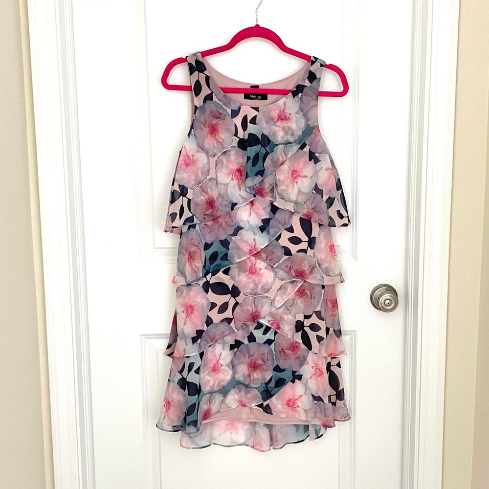 Tier tulip dress
